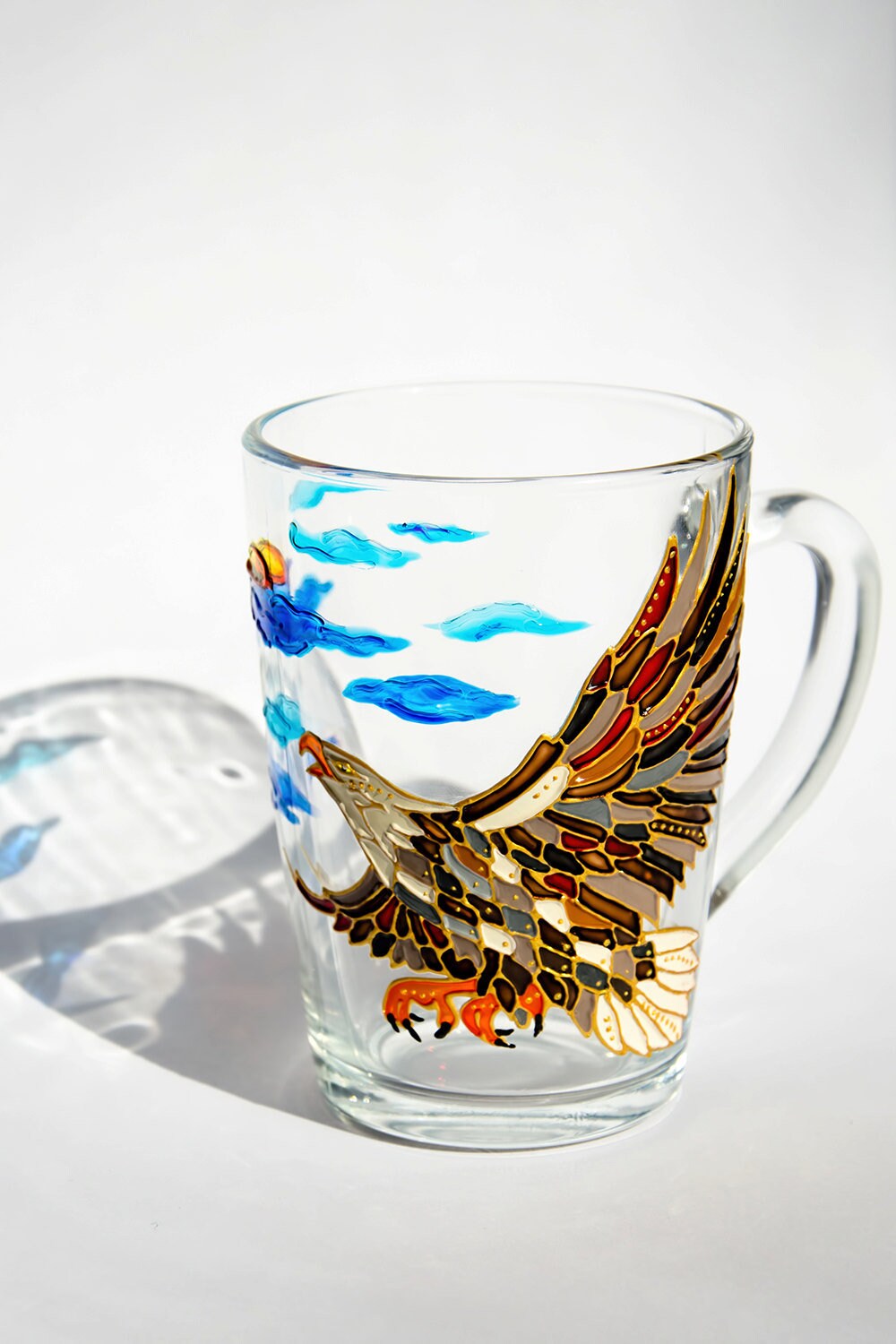 Bald Eagle Mug Custom Coffee Mug Eagle Art Bird Painting | Etsy