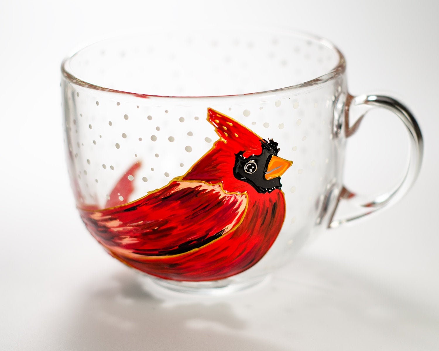 Red Cardinal Coffee Mug Personalized Christmas Mug Cardinal  Etsy