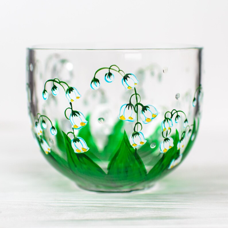 May Birth Flower Mug, Lily of the Valley Mug, Personalized Birthday Gift for Mom image 3