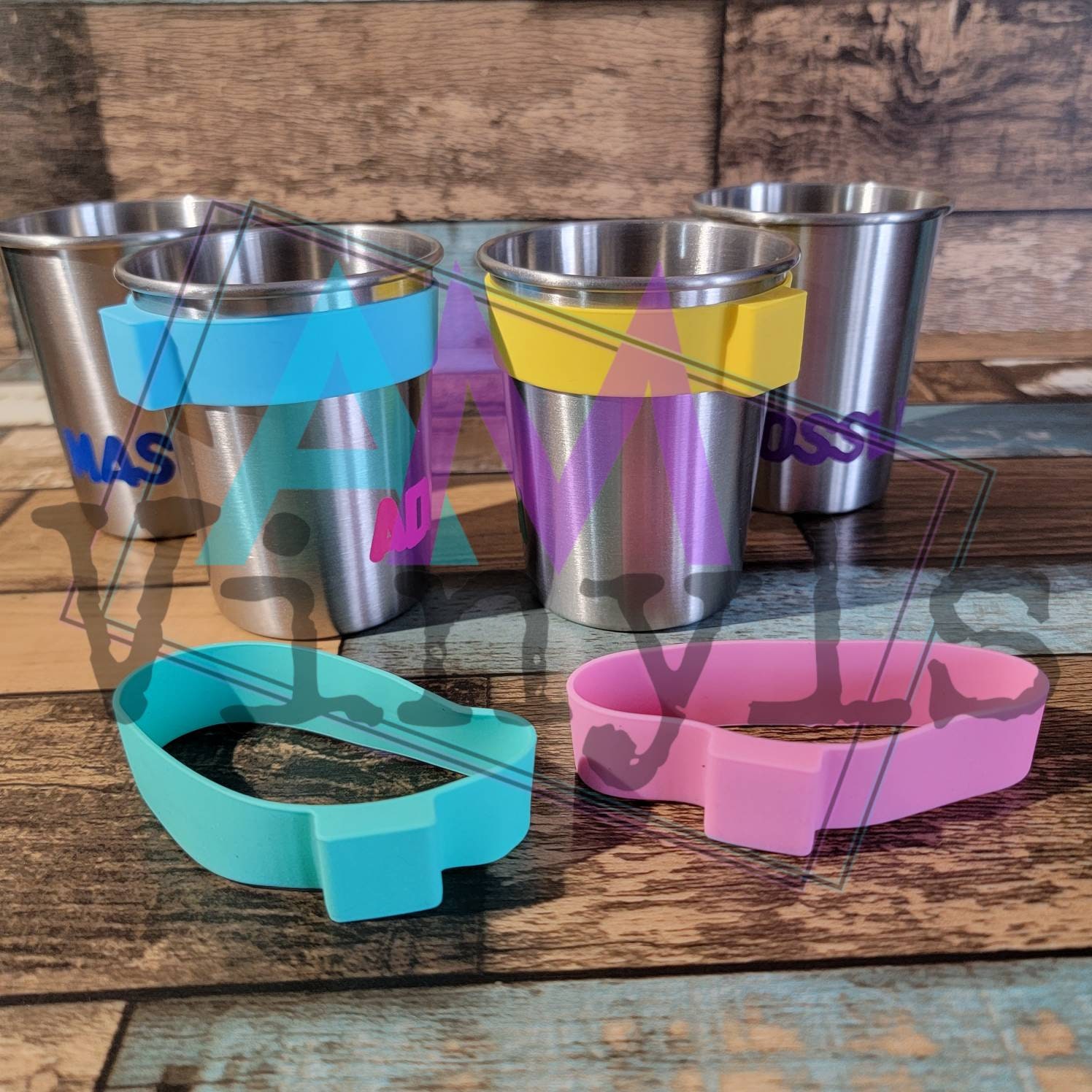 Kids Hanging Magnetic Non Scratching, Personalized Stainless Steel Cups,  Fridge Cups BPA Free Dishwasher Safe, Hangable Water Cups 