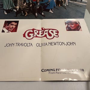 Original Vintage 1977 Grease Movie Film Supplement to Variety Ad Pop Up Paper image 5