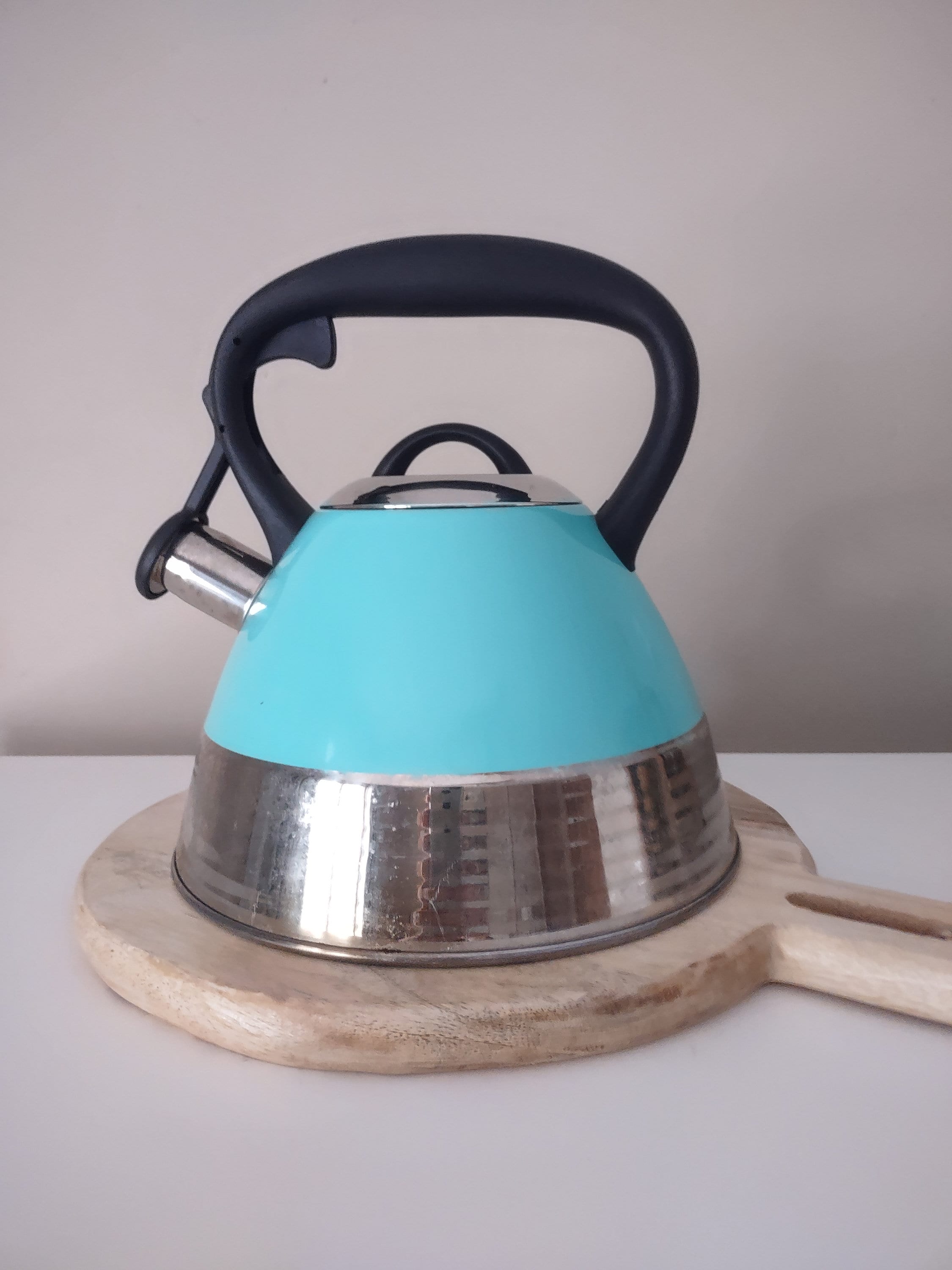 Mr Coffee Teapot Tea Kettle Turquoise Aluminum 