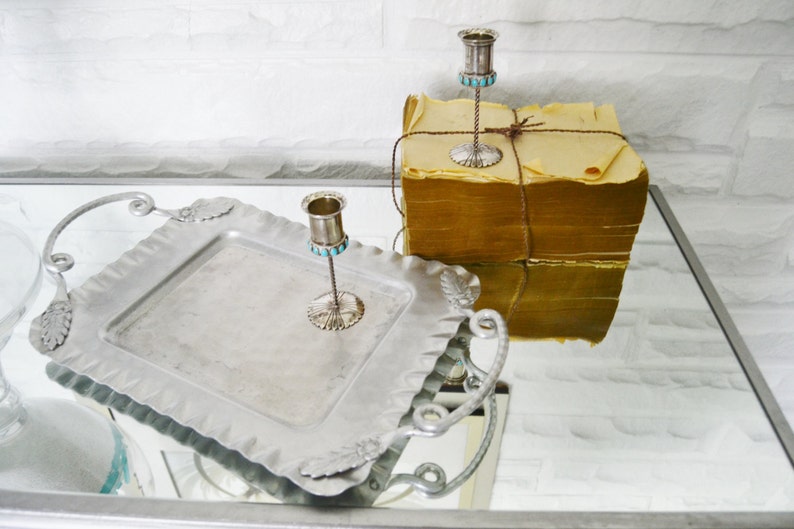 ALUMINUM TRAY Cromwell Hand Wrought Aluminum 1940s Home ...