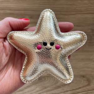 Hand Stitched Gold Star: Worry Star Replacement