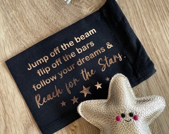 Little Gymnast Good Luck Star in pouch