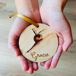 Gymnast Christmas Bauble Decoration