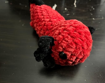 Handmade Crochet Axolotl Plushie, Kawaii Stuffed Animal