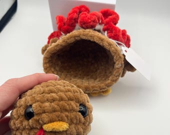 Crochet Turkey stress ball buddy
