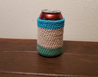 Crochet Can Sleeve, Can Cozy, Drink Sleeve