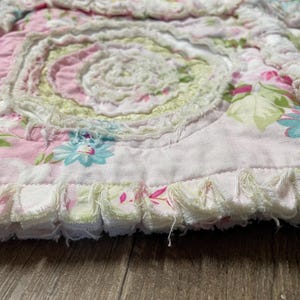 Shabby Rag Rosey Quilt Pattern PDF – Easy Rag Quilt Tutorial, Beginner Friendly, Blooming Technique,  Instant Download - New & Updated