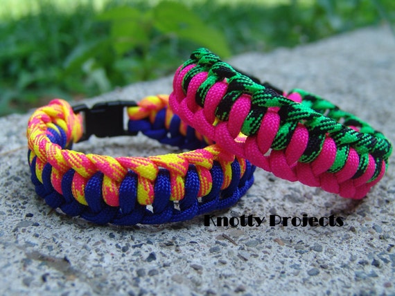 Half Hitch Paracord Bracelets Woven & Braided Bracelets 550