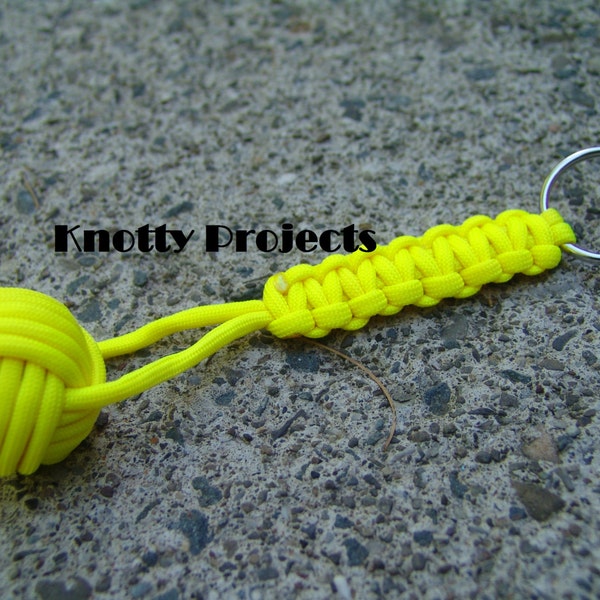 Nautical knot * Paracord keychain * Monkey Fist * 550 Paracord