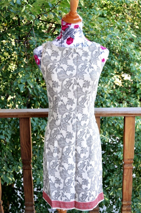 Vintage 80s 90s Caren Desiree Paisley Floral Prin… - image 1