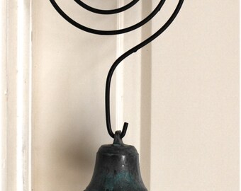 Shop Keepers Bell Aged Dark Door Springing Old Fashioned Store Etsy