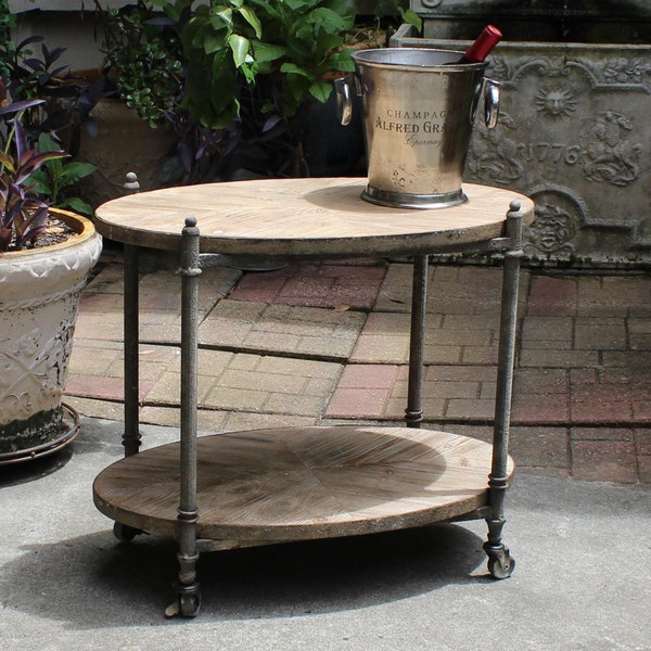 Rolling Bar Cart Etsy