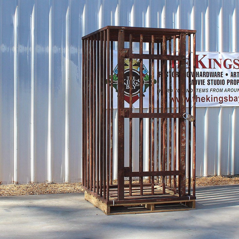 Old Rusty Jail Cell True Vintage Item Prison Movie Studio Prop Etsy