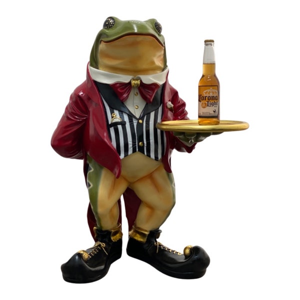 Butler Statue With Tray Etsy