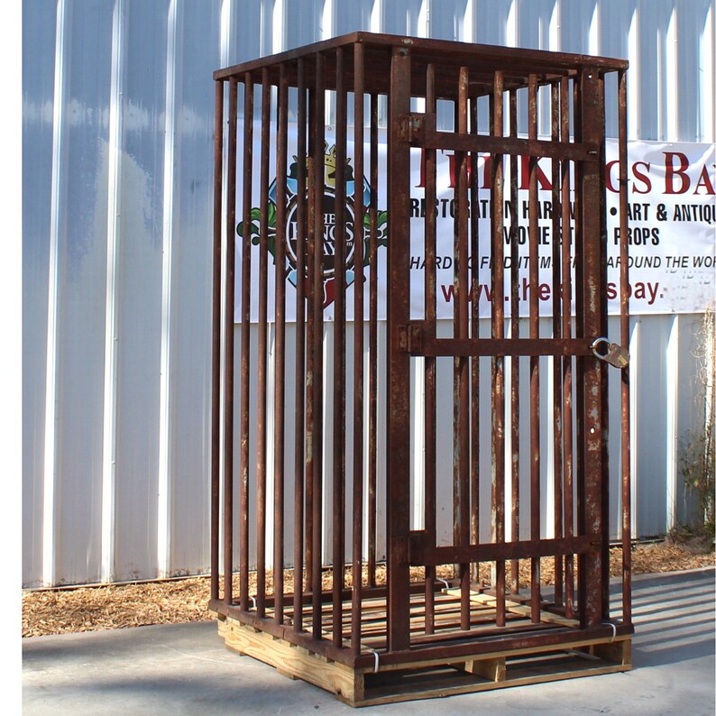 Old Rusty Jail Cell True Vintage Item Prison Movie Studio Prop Etsy