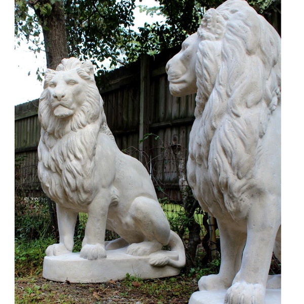 Driveway Entrance Statues Etsy
