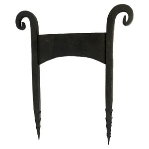 Black Boot Scraper Hand Wrought Iron Extra Large