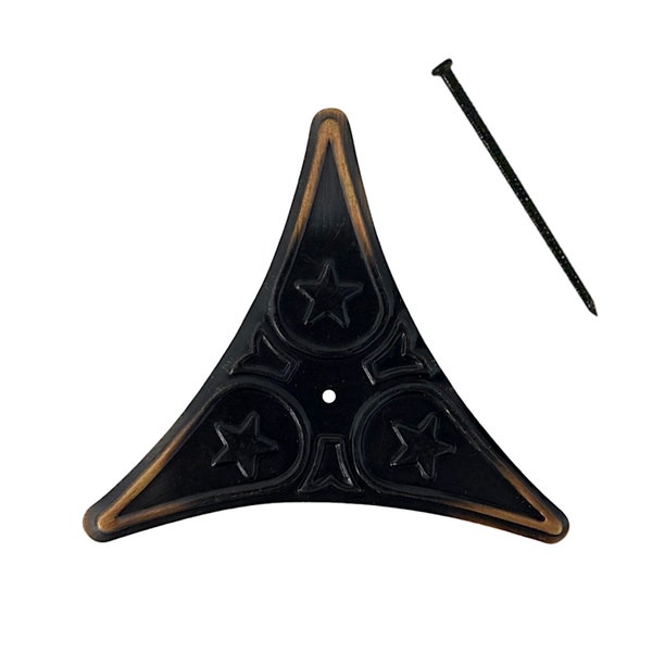 Decorative Star Dust Corner For Stair Steps with Bronze Finish