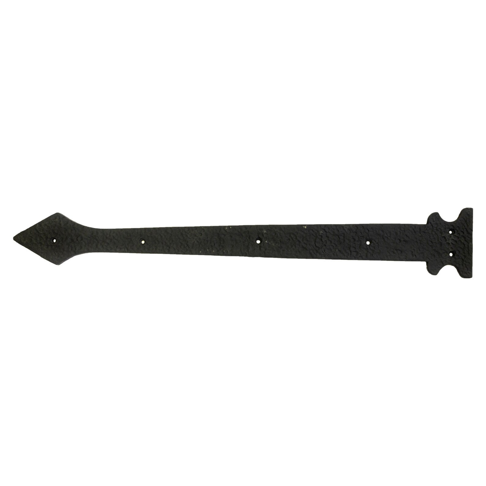 Dummy Strap Hinge in Black Finish Iron With Spearhead Tip Door Etsy
