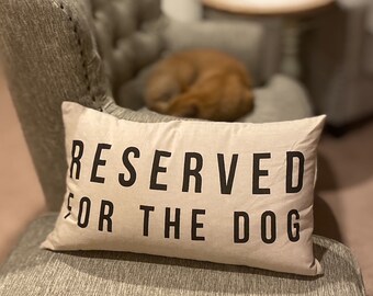 Reserved for the dog cushion personalised Outlet