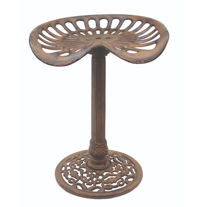 Swivel Tractor Seat Bar Stool Pair Cast Iron Kitchen Counter Etsy