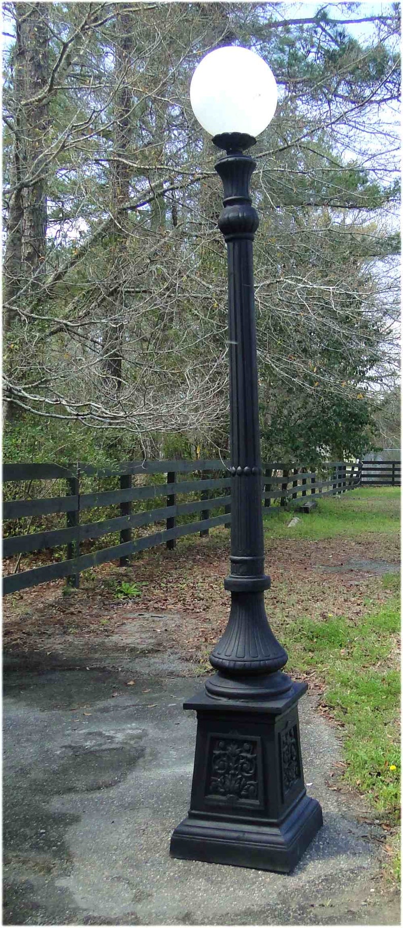 Pole Light Outdoor Commercial or Home Victorian Replica The Etsy Italia