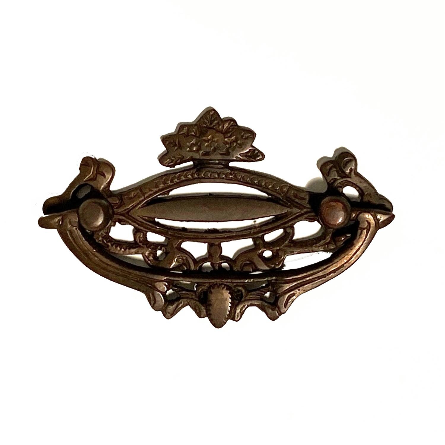 Tirón de gabinete de bronce para cómoda cajón viejo estilo art | Etsy