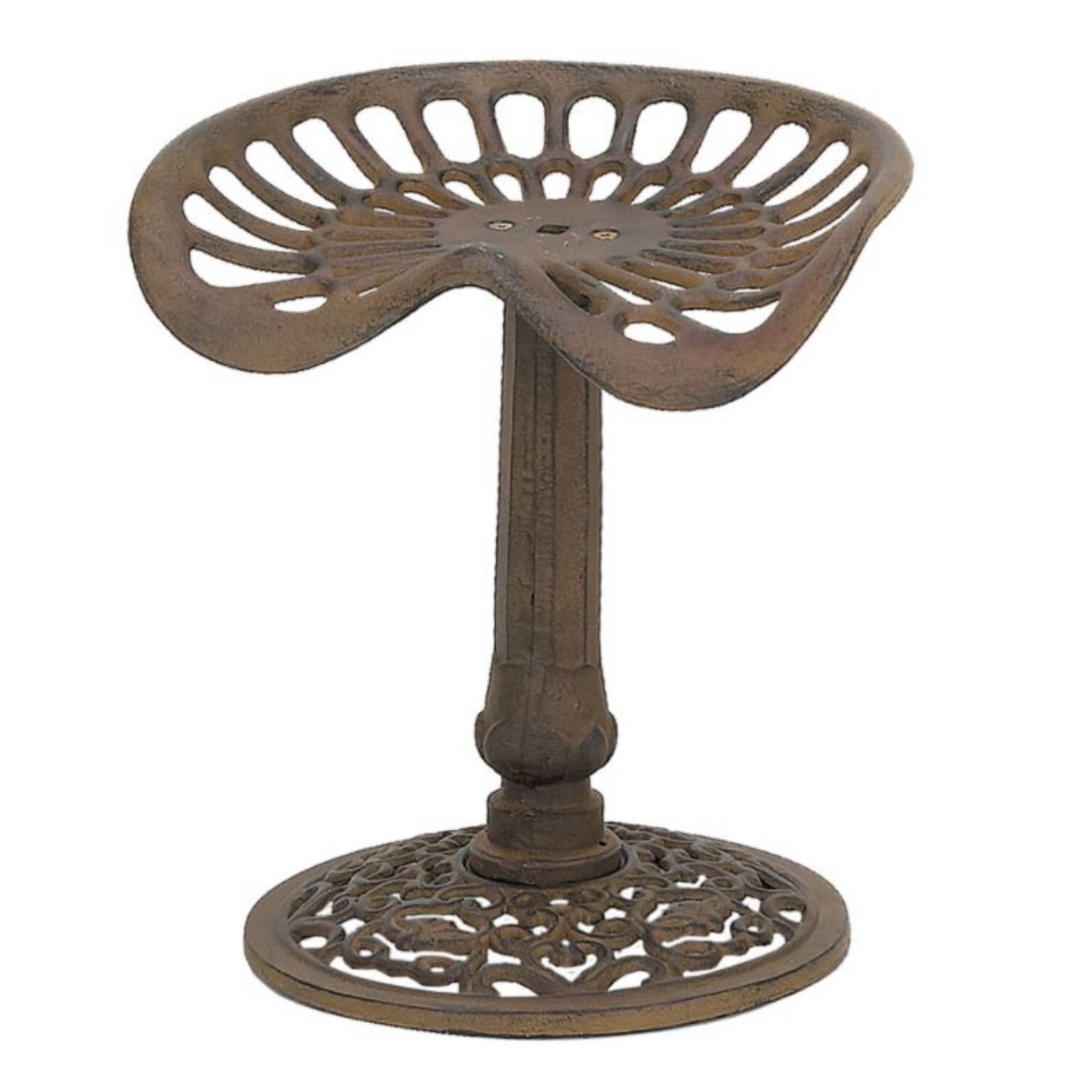 Cast Iron Short Stool Tractor Seat Chair Old Style Country Etsy