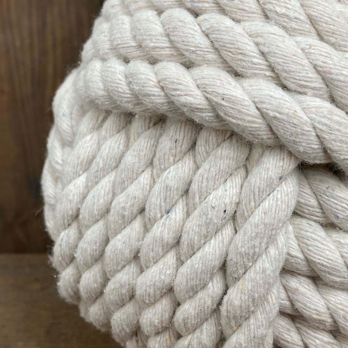 White Nautical Rope Ball Heavy Door Stop Sailors Knot Old Etsy