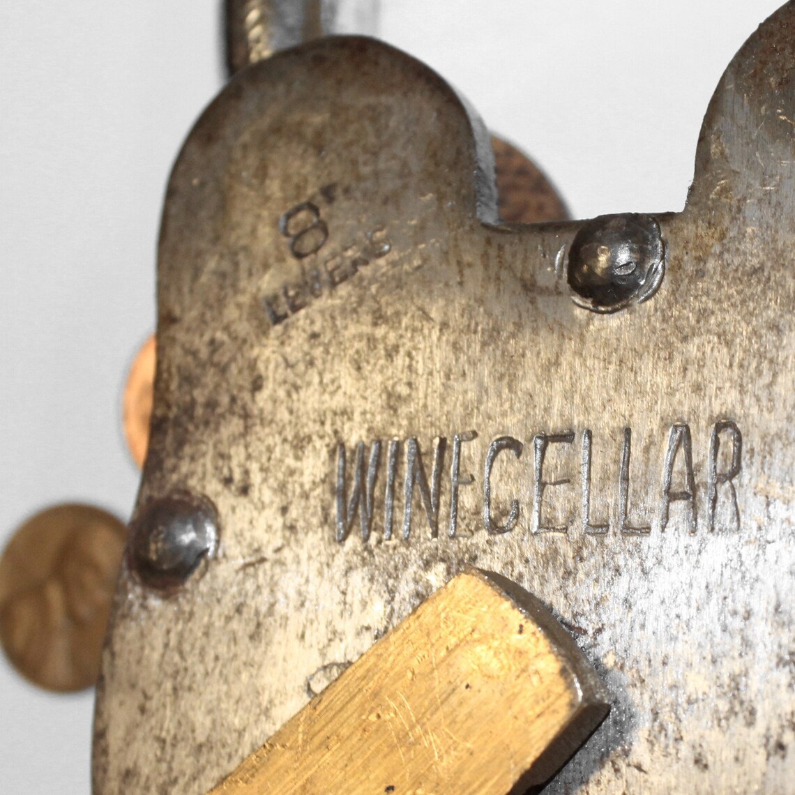 Wine Cellar Padlock Rusty Antique Style Treasure Chest Lock 2 Etsy