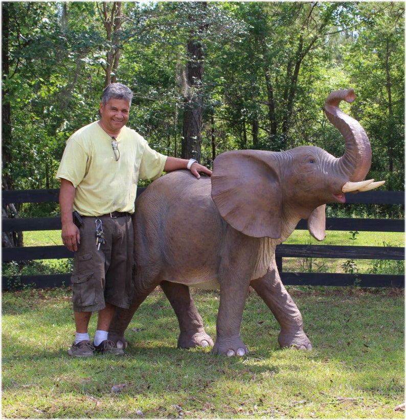 Life Size Baby Elephant Statue Sculpture Jungle Book Dumbo Etsy