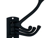 Cast Iron Three Arm Swivel Coat Hook