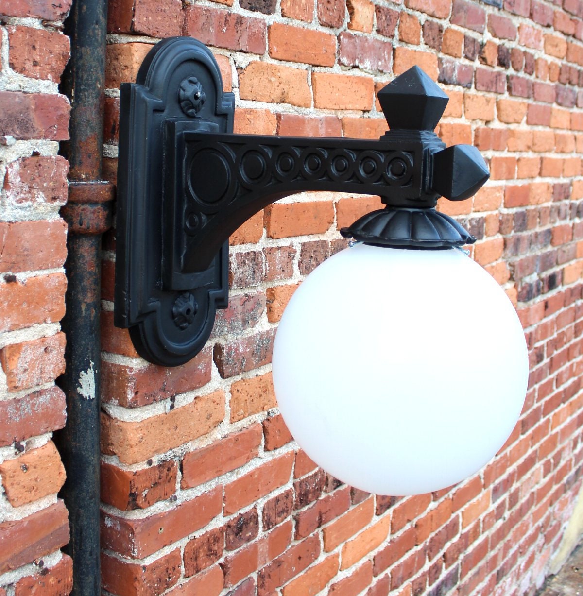 Victorian Street Wall Light Fixture Wired Vintage Sconce Antique Old Style 