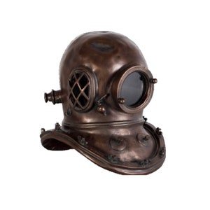 Antique Replica Mark V Divers Helmet in Faux Bronze