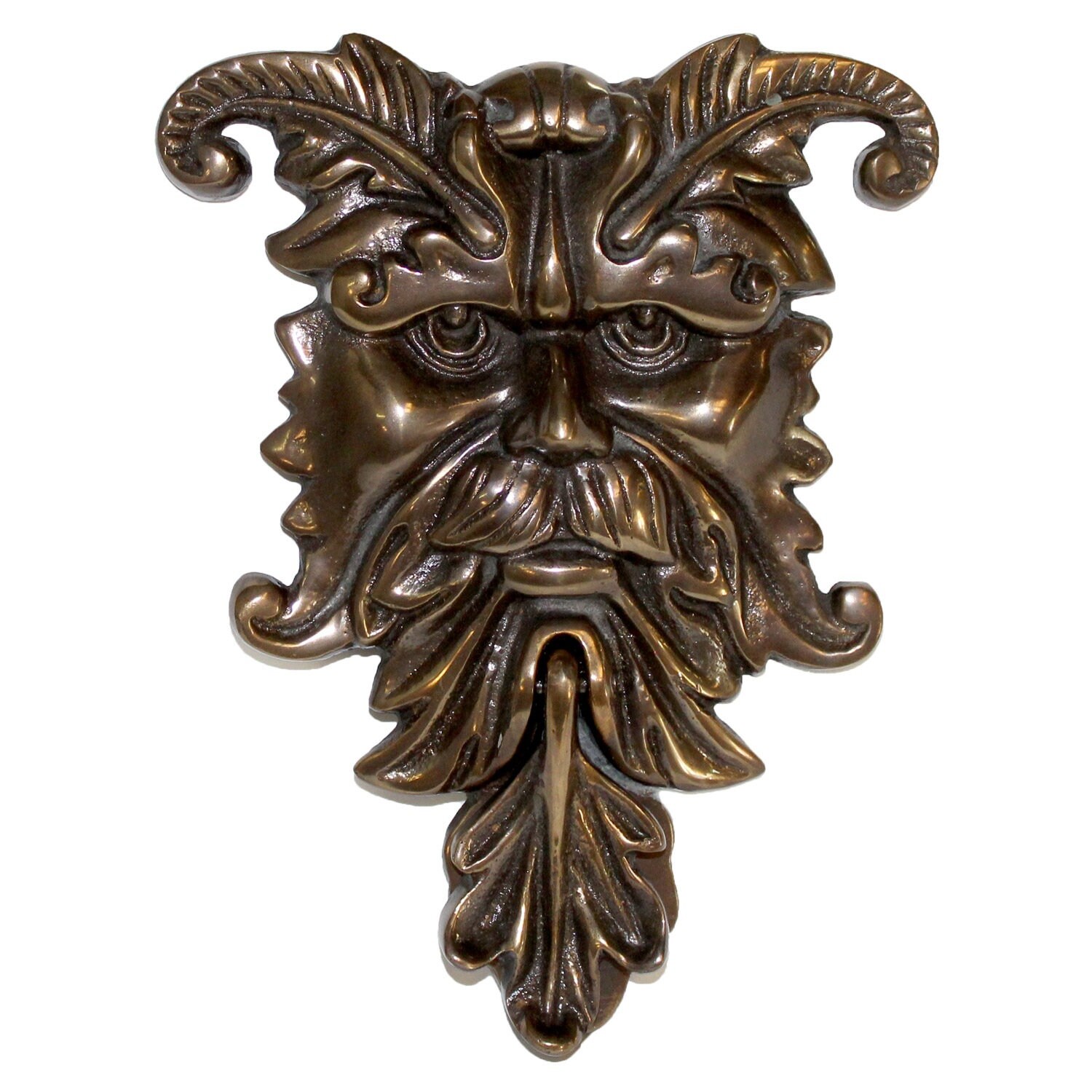 Gothic Rams Head Door Knocker Bronze Finish Old Style Scrooge Etsy UK