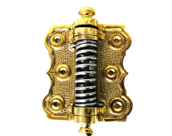 Late Vctoran Style Cast Brass Screen Door Hnge | Screen door hnges