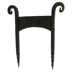 WALL MOUNTED,victorian style classic boot scraper,wrought iron blacksmith made 