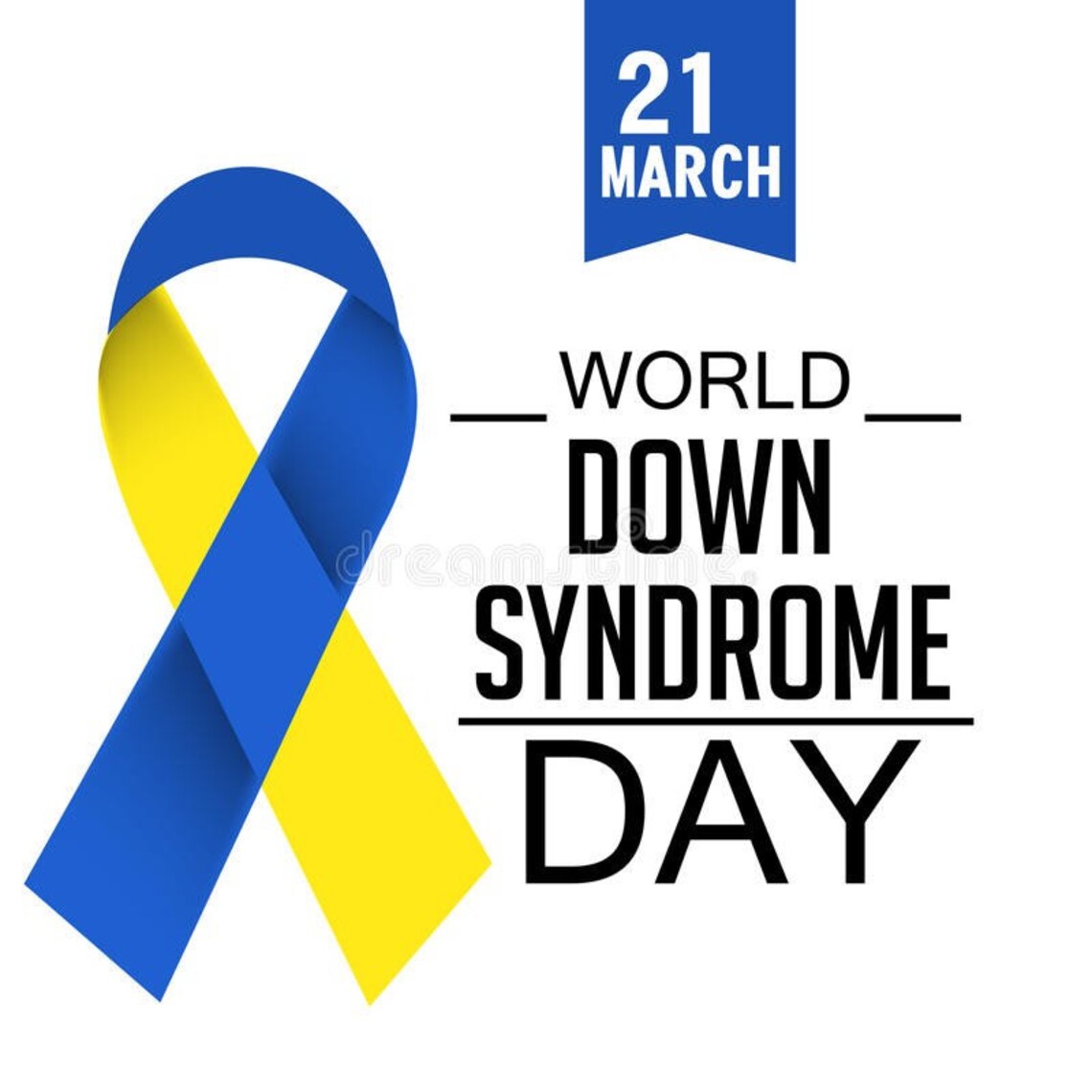 DOWN SYNDROME AWARENESS White Glitter Bow March 21 Trisomy Etsy