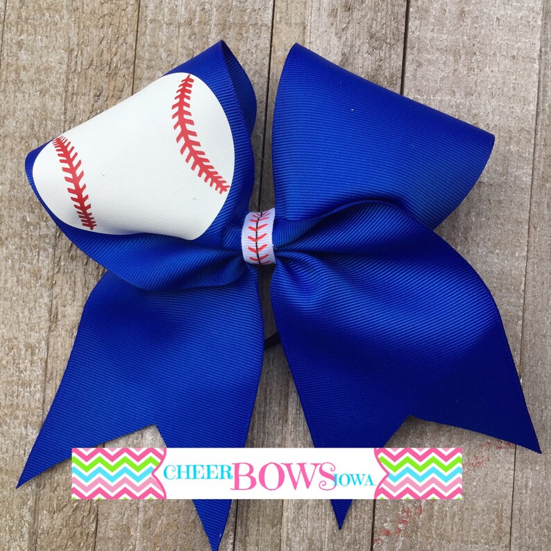 Baseball Bow Etsy