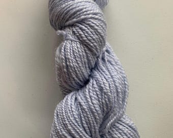 Handgesponnen merinonylonwol DK sportgewicht, haken, breien, weefgaren, lichtblauw, Yarnshackllamasohio, 216 yards, 4 ounces