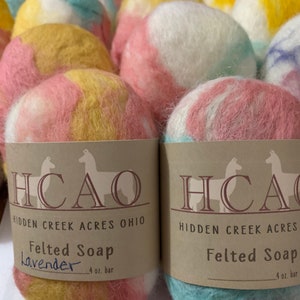 10 Felted Soap Bars, Bulk Wholesale Soap Bars, Unique Gift Shop Item, FREE SHIPPING