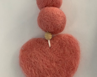 Ulldiffusor för eterisk olja, Bilfräschare för eterisk olja, Filtbollsluftdiffusor för bil, Presenter till henne, Mors dag-present, Present till mamma