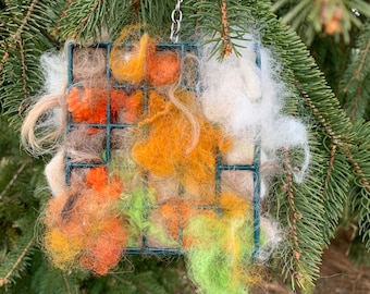 Alpaca Fiber Bird Nesting kit, Gift of Nature, Outdoor Decor, Bird lover gift, Ecofriendly bird material, Llama Fiber, Alpaca Fiber