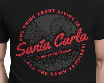 Santa Carla T-SHIRT / Damn Vampires / Unisex T-Shirt