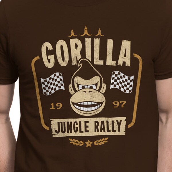 Gorilla T-SHIRT / Jungle Rally / Donkey / Unisex / Tank Top