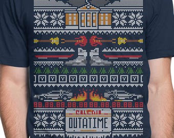 BTTF T-SHIRT / A Stitch In Time / Scifi / Ugly Sweater / Unisex