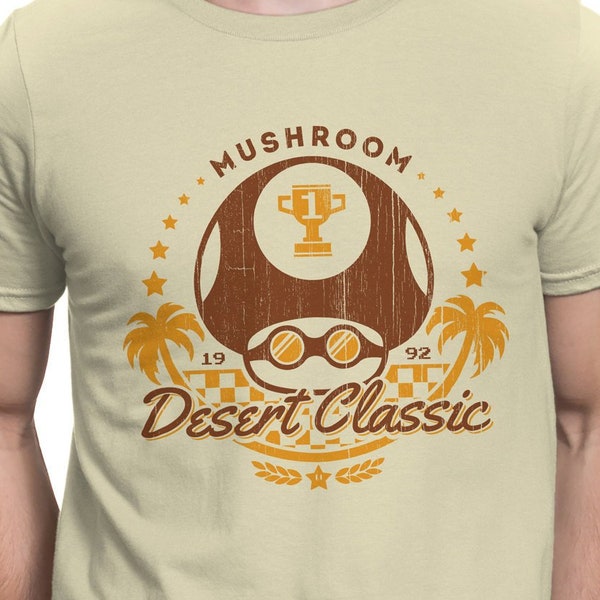 Mushroom T-SHIRT / Retro Gaming / Pop Culture / Racing / Unisex